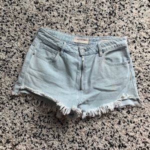 High Waisted Denim Shorts